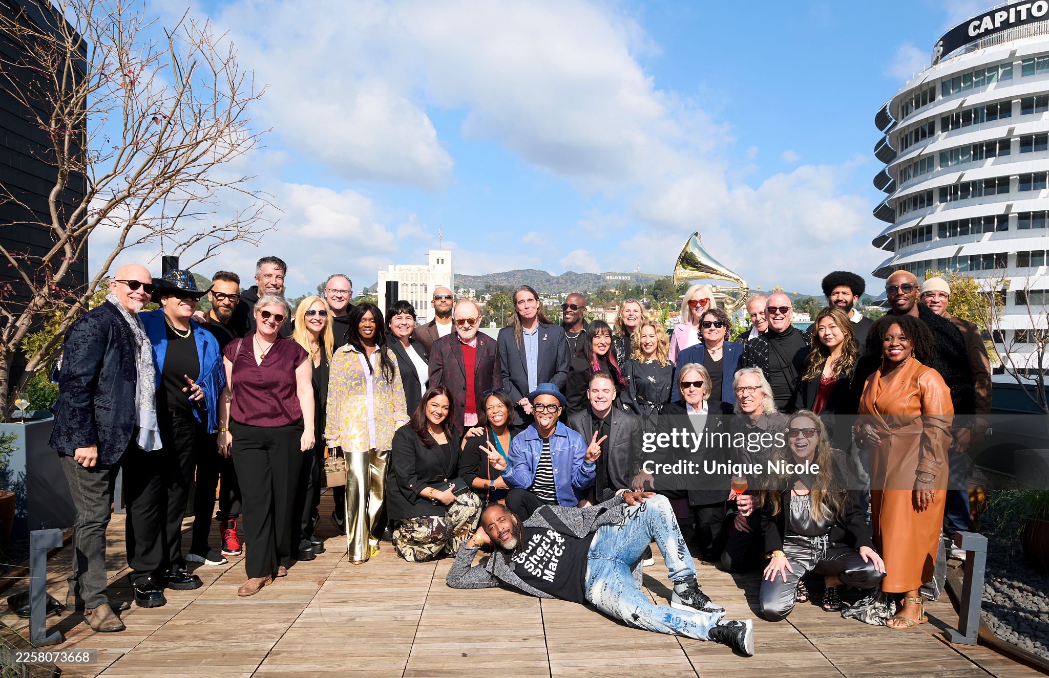 Grammy Week 2026 group photo at Capitol Records
